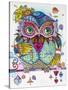 Owl From Venice 1-Oxana Zaika-Stretched Canvas