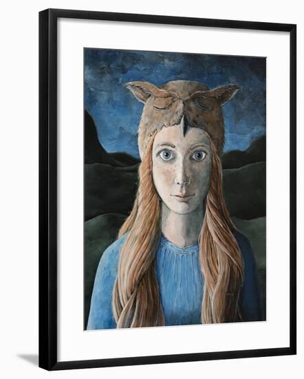 Owl Girl-Jamin Still-Framed Giclee Print