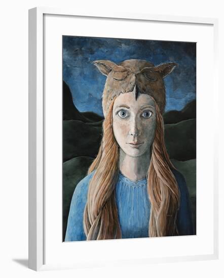 Owl Girl-Jamin Still-Framed Giclee Print