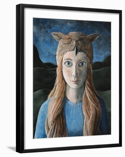 Owl Girl-Jamin Still-Framed Giclee Print