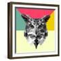 Owl Head-Lisa Kroll-Framed Art Print