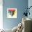 Owl Head-Lisa Kroll-Framed Art Print displayed on a wall