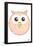 Owl Hoo Text Poster-null-Framed Poster