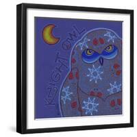 Owl I (Snowy Owl)-Denny Driver-Framed Giclee Print