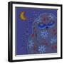 Owl I (Snowy Owl)-Denny Driver-Framed Giclee Print