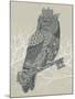 Owl King-Rachel Caldwell-Mounted Art Print