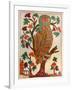 Owl, Lubok Print, 1800-null-Framed Giclee Print