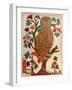 Owl, Lubok Print, 1800-null-Framed Giclee Print