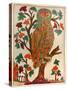 Owl, Lubok Print, 1800-null-Stretched Canvas