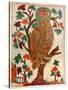 Owl, Lubok Print, 1800-null-Stretched Canvas