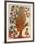 Owl, Lubok Print, 1800-null-Framed Giclee Print