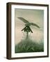 Owl on a Grave, 1836-7-Caspar David Friedrich-Framed Giclee Print