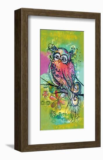 Owl on Holiday I-Lucy Cloud-Framed Art Print