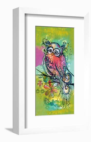 Owl on Holiday I-Lucy Cloud-Framed Art Print