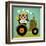 Owl on Tractor-Nancy Lee-Framed Art Print