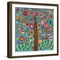 Owl Party-Kerri Ambrosino-Framed Giclee Print