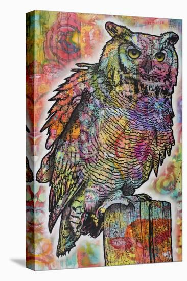 Owl Perch-Dean Russo-Stretched Canvas