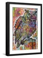 Owl Perch-Dean Russo-Framed Giclee Print