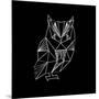 Owl Polygon-Lisa Kroll-Mounted Art Print