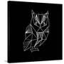 Owl Polygon-Lisa Kroll-Stretched Canvas