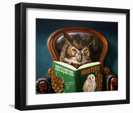 Owl Porn-Lucia Heffernan-Framed Art Print