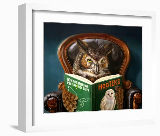 Owl Porn-Lucia Heffernan-Framed Art Print