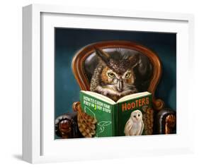 Owl Porn-Lucia Heffernan-Framed Art Print