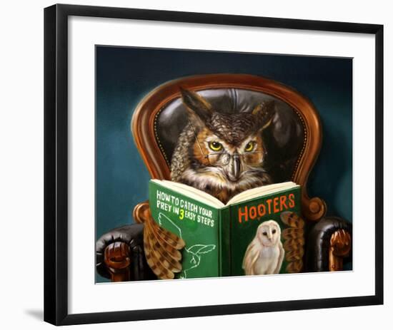 Owl Porn-Lucia Heffernan-Framed Art Print