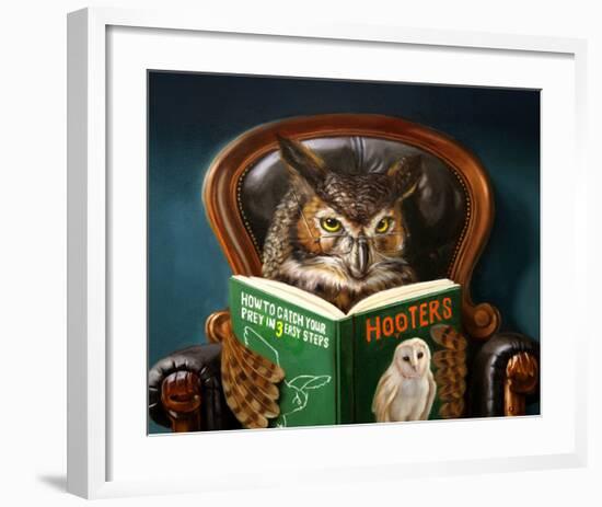 Owl Porn-Lucia Heffernan-Framed Art Print