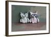 Owl Quilled Boy and Girl-null-Framed Photographic Print