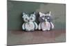 Owl Quilled Boy and Girl-null-Mounted Photographic Print