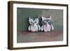 Owl Quilled Boy and Girl-null-Framed Photographic Print