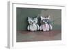 Owl Quilled Boy and Girl-null-Framed Photographic Print