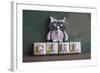 Owl Quilled Girl-null-Framed Photographic Print