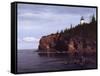 Owl's Head Light-David Knowlton-Framed Stretched Canvas