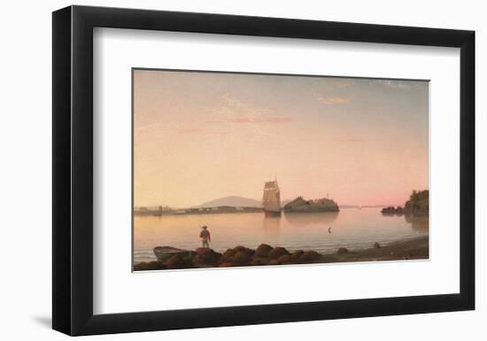 Owl’s Head, Penobscot Bay, Maine, 1862-Fitz Hugh Lane-Framed Giclee Print