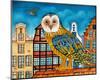 Owl's World-null-Mounted Art Print