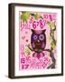 Owl Set Numlet Pinks 2-Melody Hogan-Framed Art Print