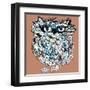 Owl, Symbol of Halloween, Vector Illustration. Illustration for T-Shirt.-De Visu-Framed Art Print