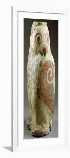 Owl, Terracotta Funerary Statue, Min-Ki, China, Han Dynasty-null-Framed Giclee Print