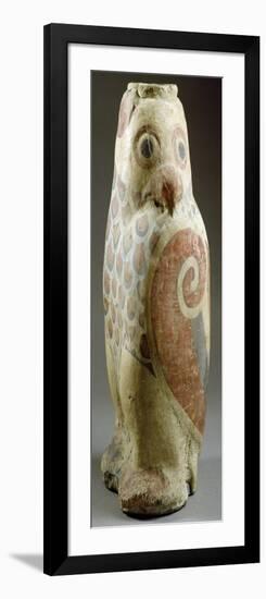 Owl, Terracotta Funerary Statue, Min-Ki, China, Han Dynasty-null-Framed Giclee Print