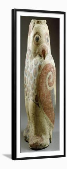 Owl, Terracotta Funerary Statue, Min-Ki, China, Han Dynasty-null-Framed Giclee Print