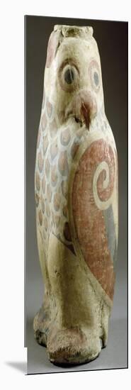 Owl, Terracotta Funerary Statue, Min-Ki, China, Han Dynasty-null-Mounted Giclee Print