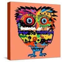 Owl, Vector Illustration, Illustration for T-Shirt, Illustration for Children (A Series of Popular-De Visu-Stretched Canvas