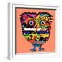 Owl, Vector Illustration, Illustration for T-Shirt, Illustration for Children (A Series of Popular-De Visu-Framed Art Print
