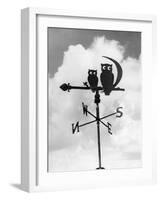 Owl Weathervane-null-Framed Photographic Print