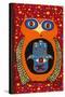 Owl with Evil Eye Hamsa-Kerri Ambrosino-Stretched Canvas