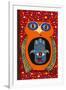 Owl with Evil Eye Hamsa-Kerri Ambrosino-Framed Giclee Print