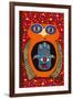 Owl with Evil Eye Hamsa-Kerri Ambrosino-Framed Giclee Print