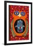 Owl with Evil Eye Hamsa-Kerri Ambrosino-Framed Giclee Print